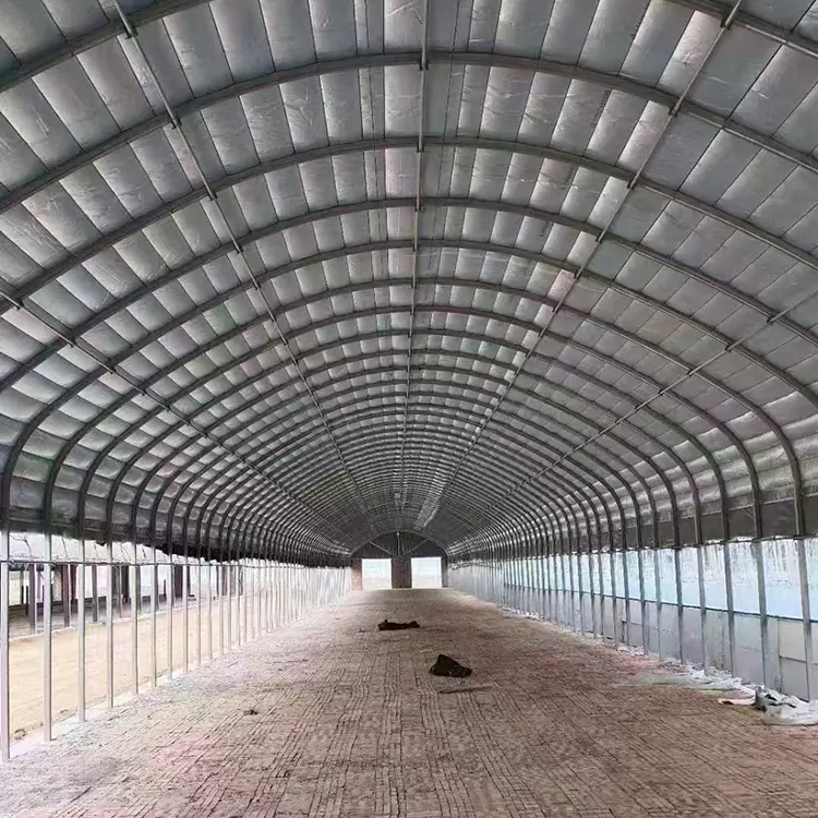 Tuyau de serre en acier galvanisé